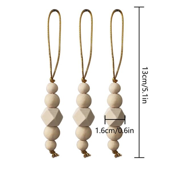Sca9cfceb9ee64ee0b629a0311ed15aabM Bohemian Wooden Bead Pendant Christmas Decorations