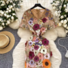 EnchantBloom Elegance Boho Mini Dress – Spirit & Rebel