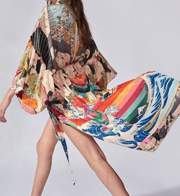Sd66879b43c144872bd6fadabd6a0744af Wanderlust Boho Half Sleeve Kimono Beach Cover Up