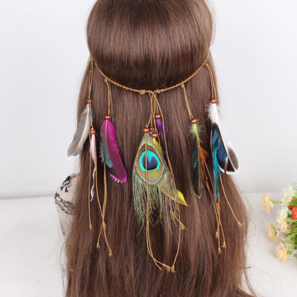 Spirit and Rebel Handmade Boho Feather Headband