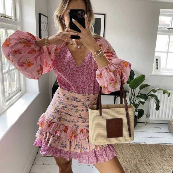 Pink Elegant Boho Dress