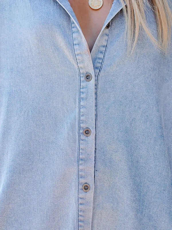 Denim Dream Long Sleeve Boho Dress