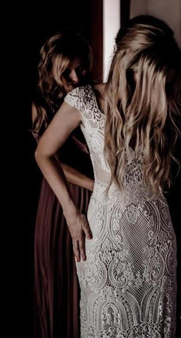 Boho Mermaid Dreams Wedding Dress