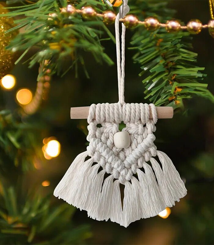 Se7fa46f76d1e4631a0c2adc733437783q Nordic Boho Tassel Macrame Christmas Ornament