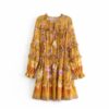 Seb8e9c491d6647c9a447d28b4a02f11fz Floral Whimsy Ruffles Boho Mini Dress