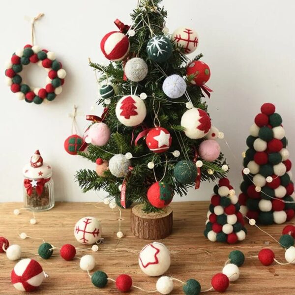 Sec181ff06a1f423d9688454f91df4483D Amazing Wool Felt Christmas Decorations Set