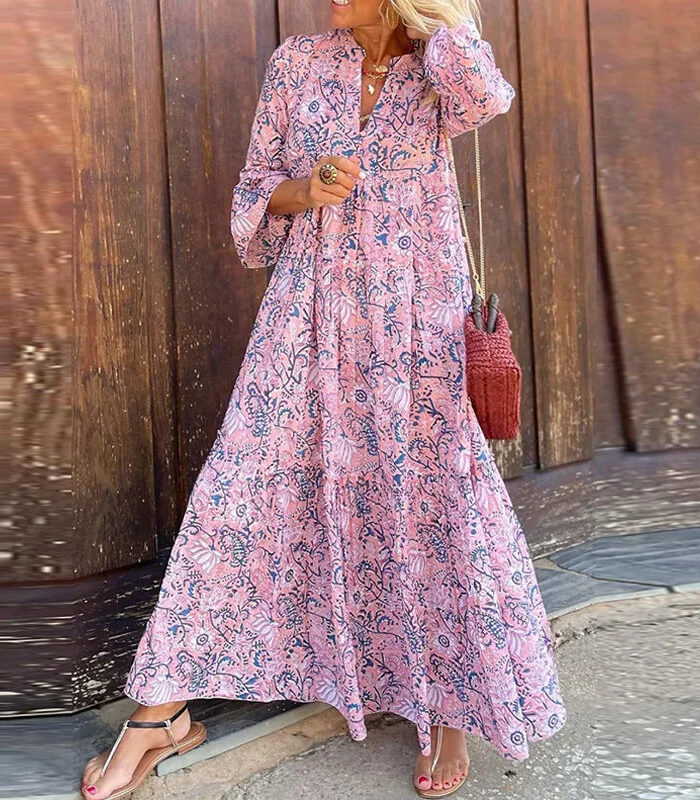 Sec1d8ae48d784f1fb206dbc94d32ba1fa Spring Bloom Boho Maxi Dress