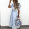 Sed1af6c0a53a4928a1e0569f7a6d6a89i Farmhouse Beauty: Flowy Boho Lace & Embroidery Dress
