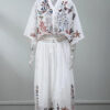 Free Your Mind Embroidered Boho Skirt and Top 2 Piece Set
