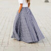 Farmhouse Rustic Plaid Boho Maxi Skirt – Spirit & Rebel