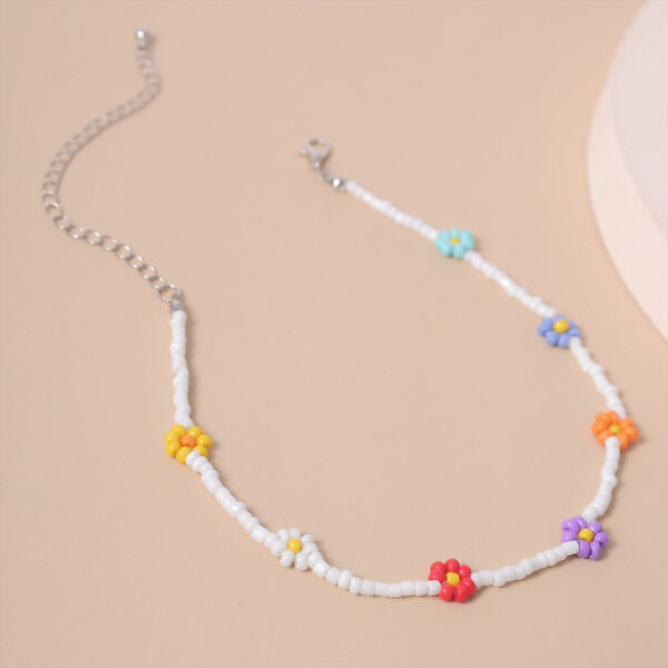 Sweet Daisy Boho Handmade Beaded Necklace – Spirit & Rebel