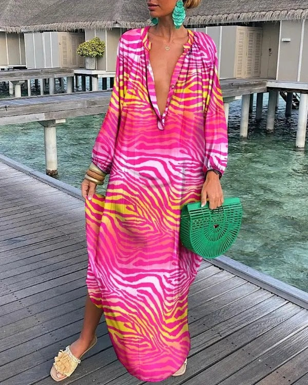 Sf877d5a9e2c043a2b41ad0f1a61815a6G Bohemian Dream Beach Cover Up Dress