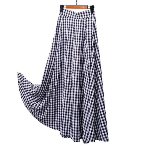 Farmhouse Rustic Plaid Boho Maxi Skirt – Spirit & Rebel