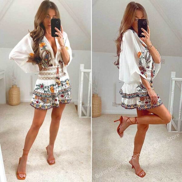 Free Spirit Ensemble Boho Top & Skirt – Spirit & Rebel