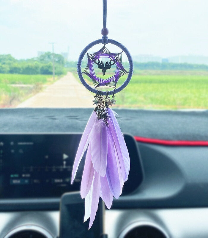 Car Interior Rearview Mirror Hanging Boho Decor