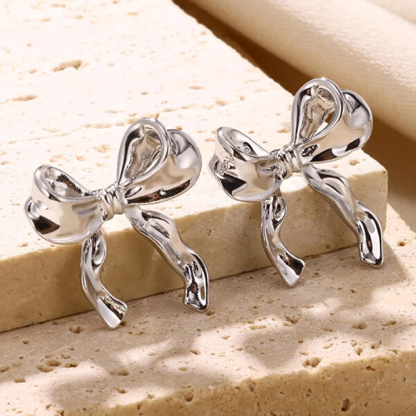 Sfacdcea3878e4e87b7b5cb160f123a8bw Boho Bow Gold Color Earrings – Spirit & Rebel