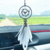 Sff6635fb05644a3fb63a5f38cf0d13f4e Car Interior Rearview Mirror Hanging Boho Decor