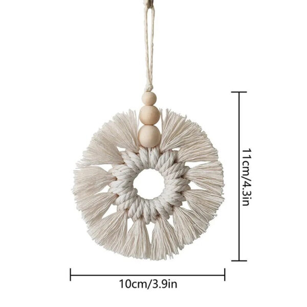 Sfff15dd9376e4ce385bdbf8bbd561a73C_97ae0b3a-6b29-4132-9f6d-67e1e2570d7d Nordic Boho Tassel Macrame Christmas Ornament