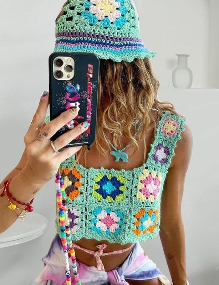 U2ce353944f444c6d8442f163e89a88dcf Spirit and Rebel Handmade Crochet Tank Top