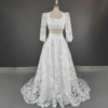 Lunar Love Two Piece Bohemian Open Back Boho Wedding Dress