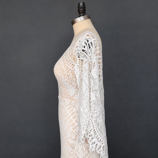 photo_1790346629_2762 Bohemian Belle Open Back Mermaid Boho Wedding Dress – Spirit & Rebel